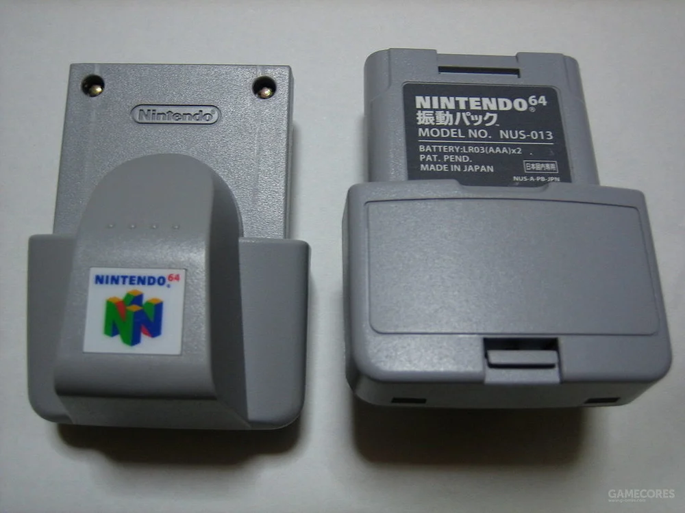 扩充插入震动包（Rumble Pak）获得触觉回馈 加强游戏互动感（尤其是FPS游戏） 也可插入任天堂64GB扩展卡