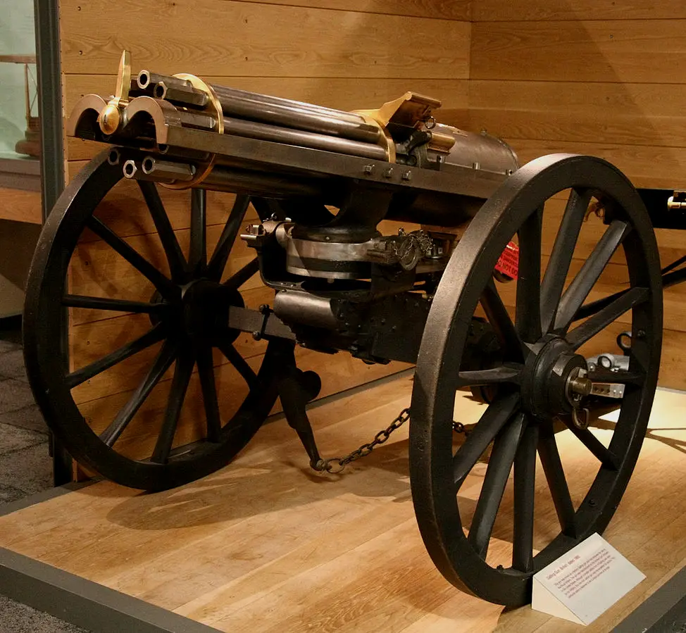 1865年六管加特林机枪