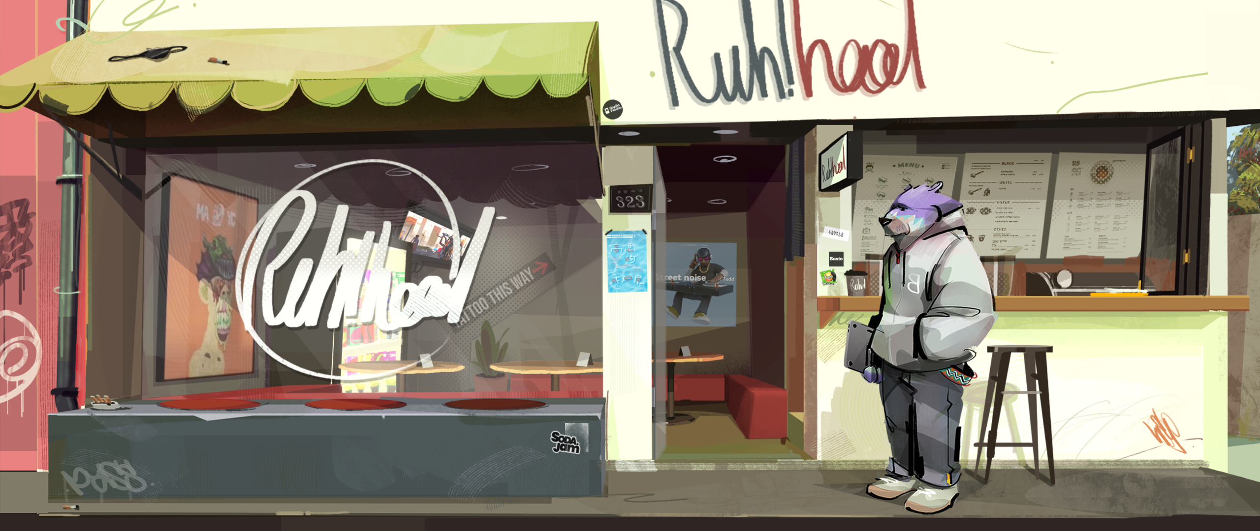  ‘ RUHHOOD CAFE ’