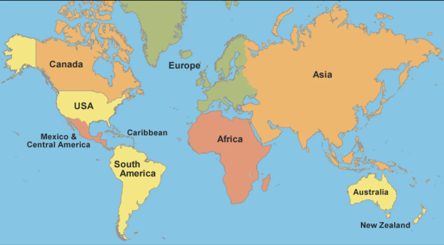 Google搜到的世界地图