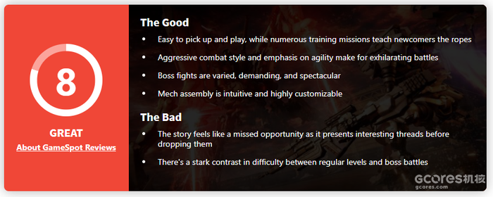 《装甲核心6:境界天火》媒体评分汇总 《装甲核心6:境界天火》媒体评分汇总