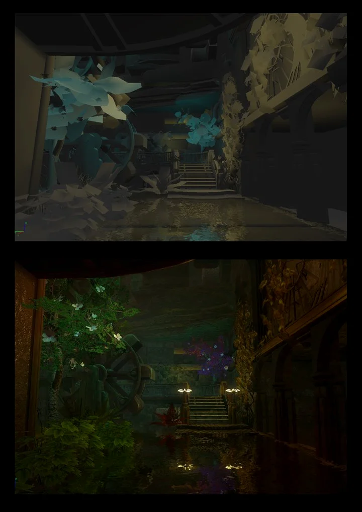 水帘石窟的发行前早期版本
（网址：https://steamcommunity.com/sharedfiles/filedetails/?l=dutch&id=2440820957）