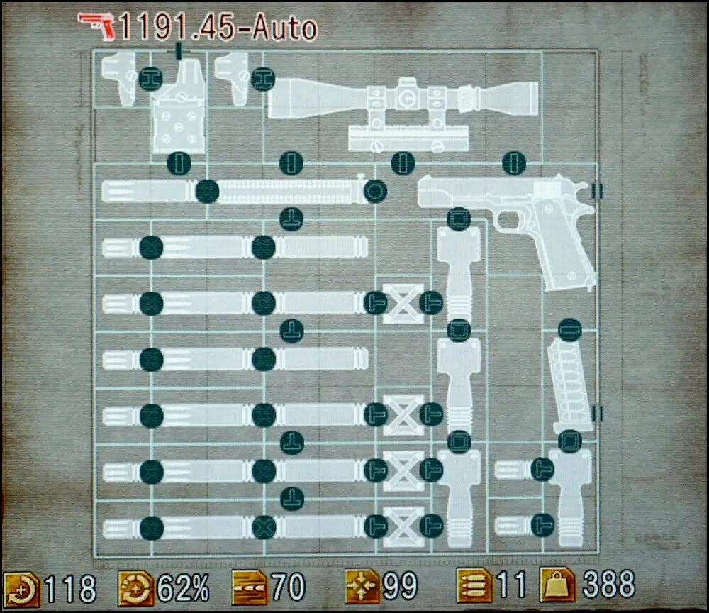 《永恒终焉 / Resonance of Fate / End of Eternity》中的改枪，只要有空间和连接点 就可以任意改。