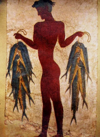 克里特岛的渔夫（壁画）