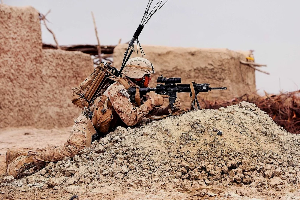 阿富汗战场上的M27IAR(2012年)