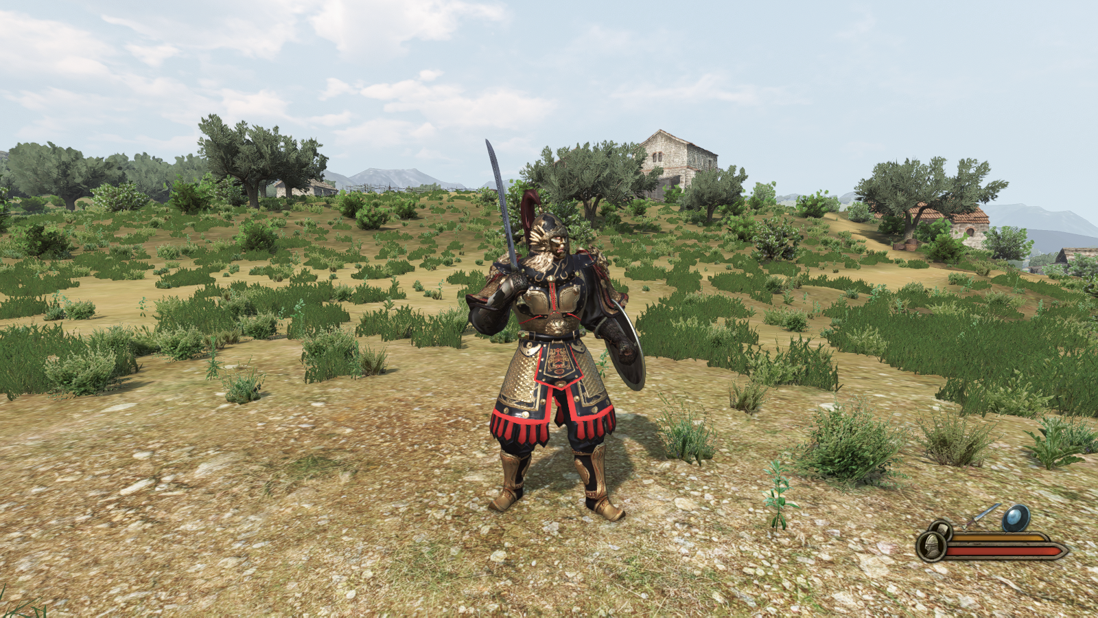 《骑马与砍杀2》的中国风格甲胄Mod，在很多游戏中都可以看到有着中国古代风格甲胄的mod作品