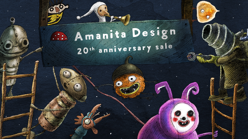 迷幻恐怖又可愛的《快樂遊戲(Happy Game)》與Amanita Design的20週年紀念