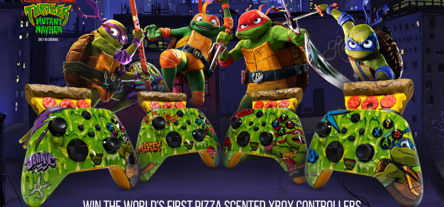 Xbox 合作派拉蒙影业公司推出全球首款带有披萨香味的《忍者神龟：变种大乱斗》主题手柄