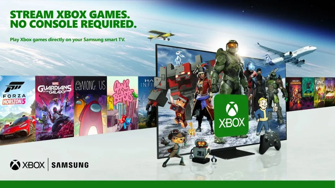 微软推出适用于三星电视的Xbox云游戏应用