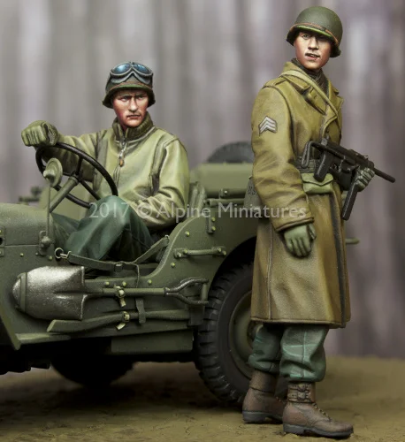 Alpine 35243 WW2 US NCO & Driver Set 1/35 