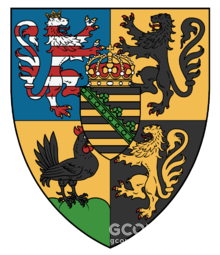 萨克森-科堡与哥达家族的盾徽