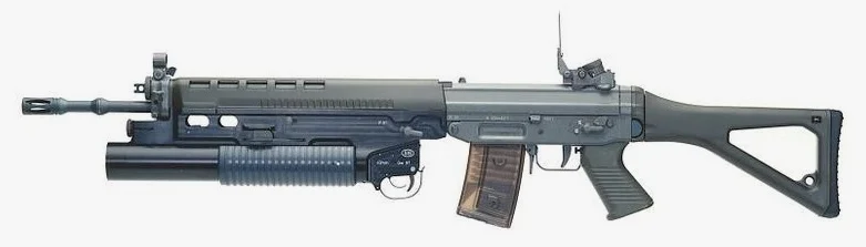 下挂SIG GL 5040榴弹发射器的550
