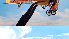 白银の座机！1/90比例布莱里奥11/图林A型单翼机纸制模型全制作流程