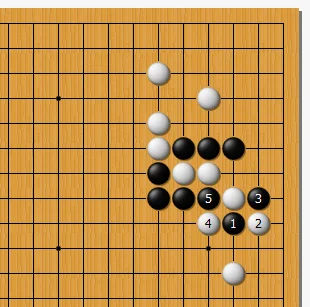 白棋已经接不归