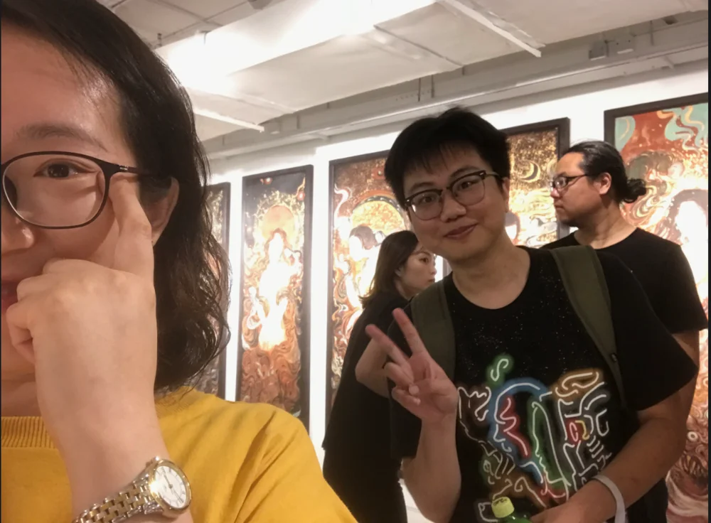 但其实并没有，人家也跟我照了哈哈