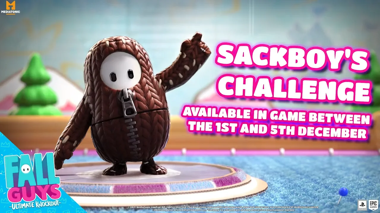 《糖豆人：终极淘汰赛》将于12月1日迎来《麻布仔大冒险》联动
