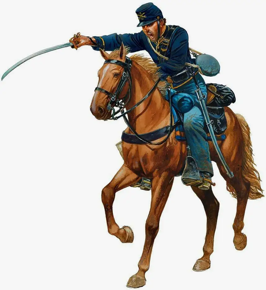 联盟军骑兵米洛·汤普森，他在三年的服役中从未受伤