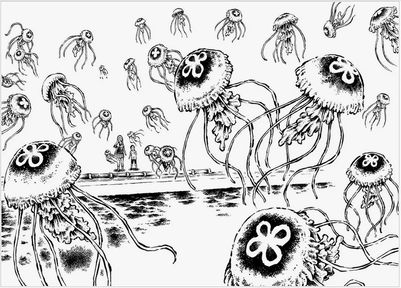 无处不在的海产形状的外星生物