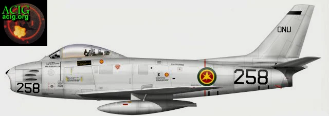 作为前身，埃塞俄比亚F-86F