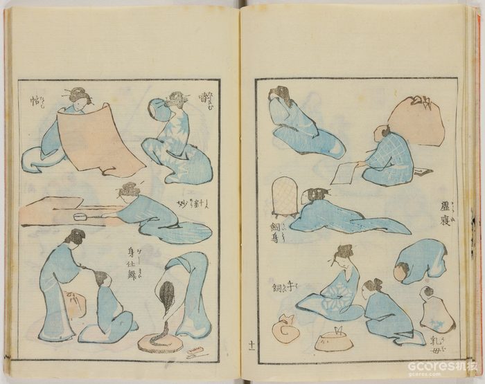 通过《浮世绘》聊聊设计:第一期 北斋漫画 通过《浮世绘》聊聊设计:第一期 北斋漫画