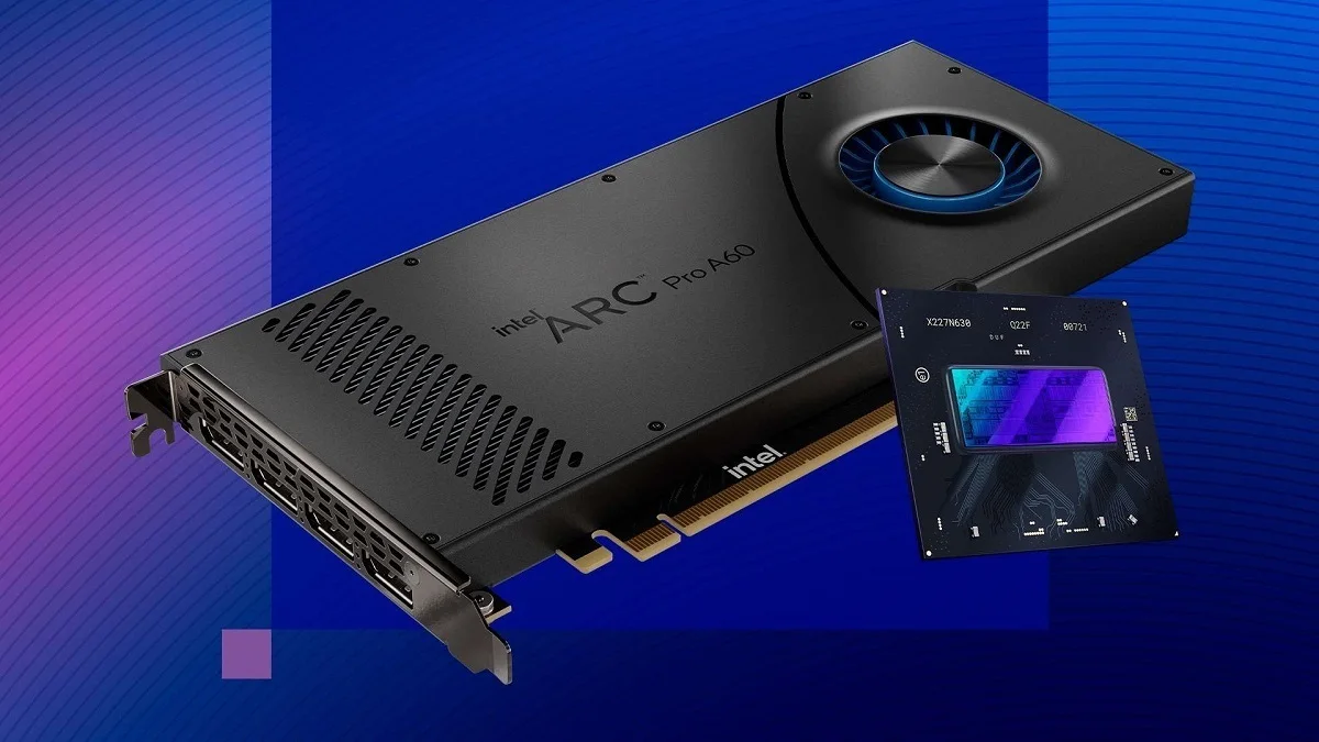 英特尔推出Arc Pro A60专业显卡：ACM-G12 GPU、12GB VRAM、130W单槽设计，售价175美元