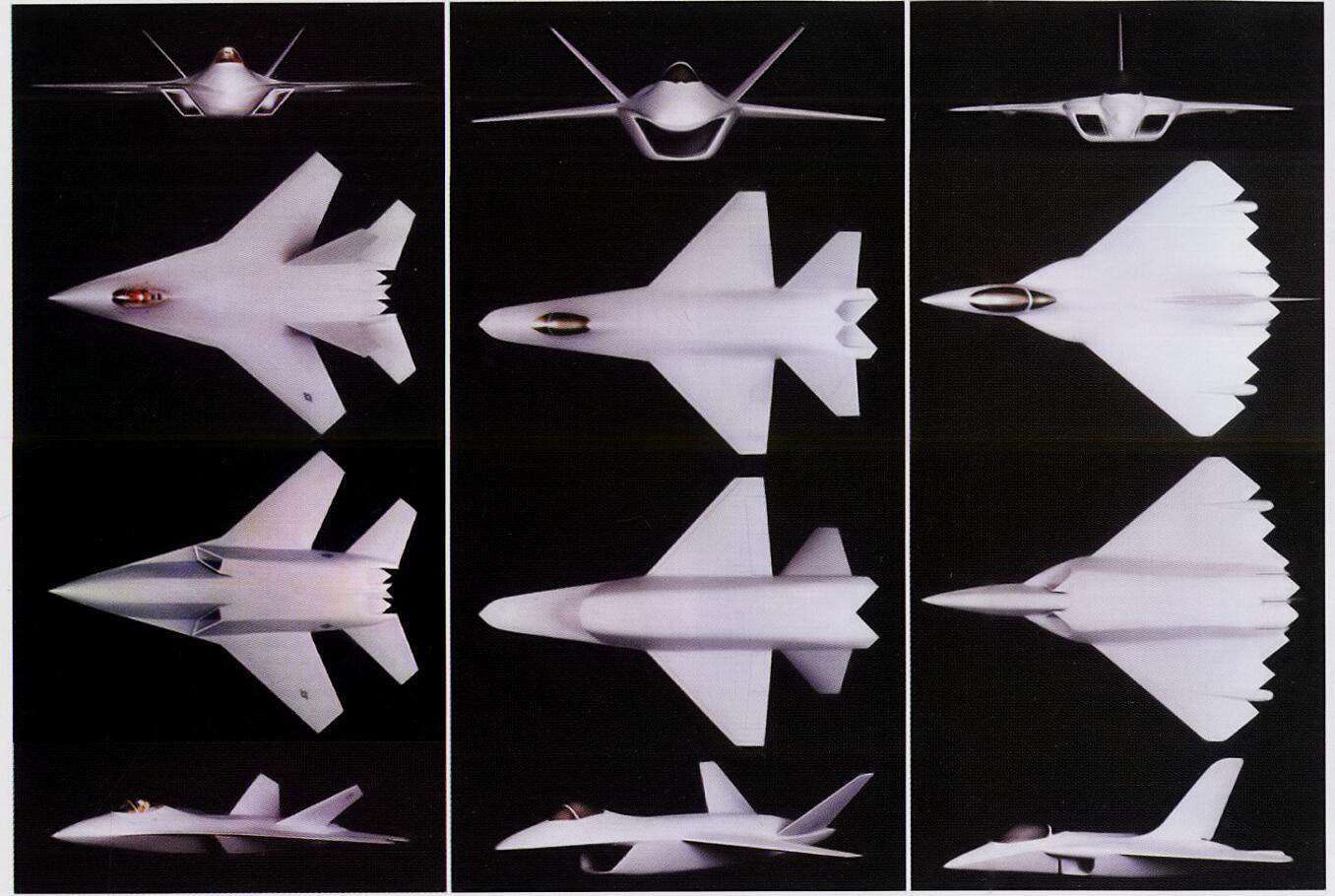 整个095构型可以说是在洛克希德的方案基础上，融合了波音（弹舱设计）与通用动力（前机身）各自Dem/Val概念设计的结果。
