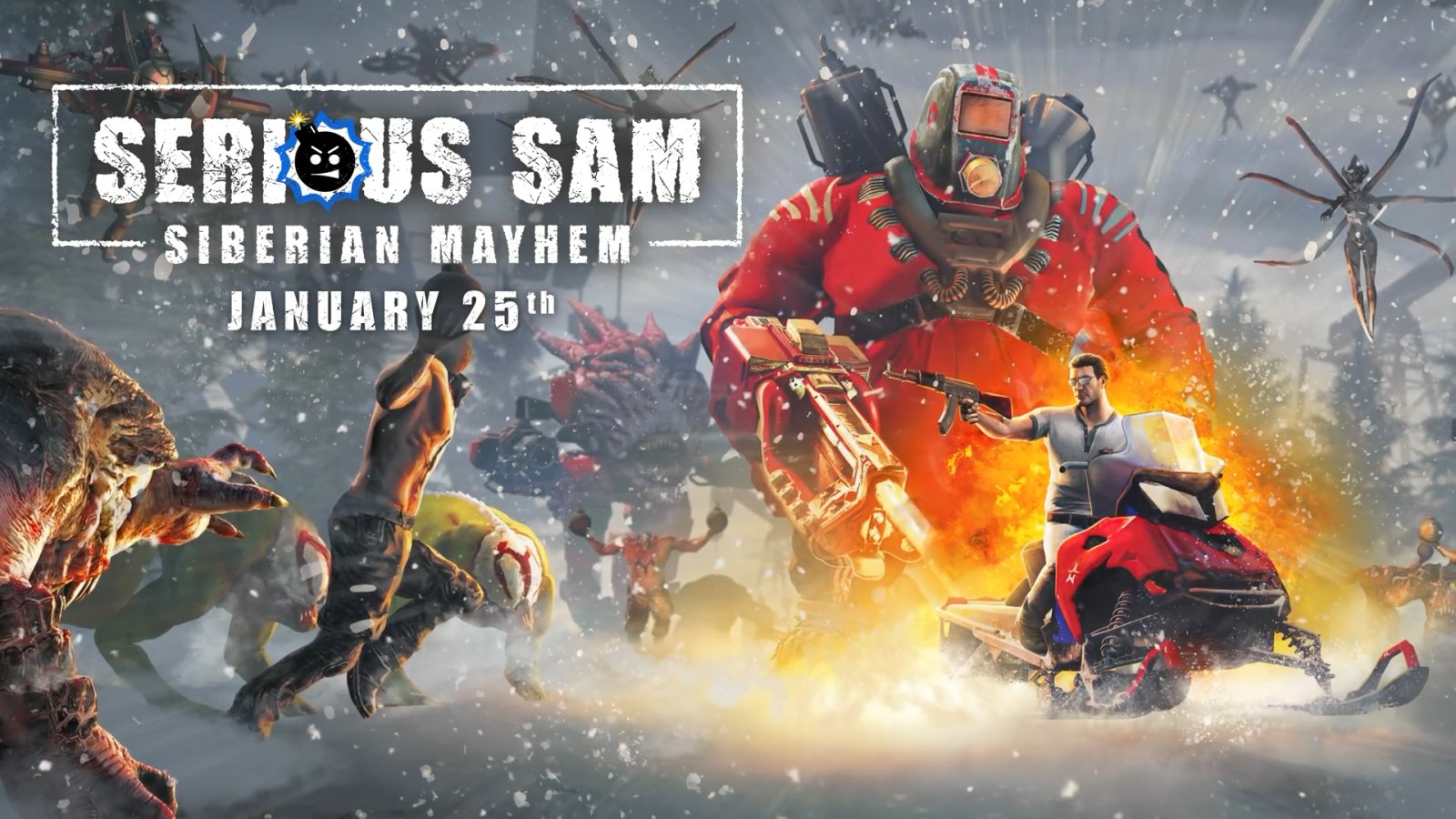 独立拓展作品《英雄萨姆：西伯利亚狂想曲》正式公布，1月26日在Steam平台发售