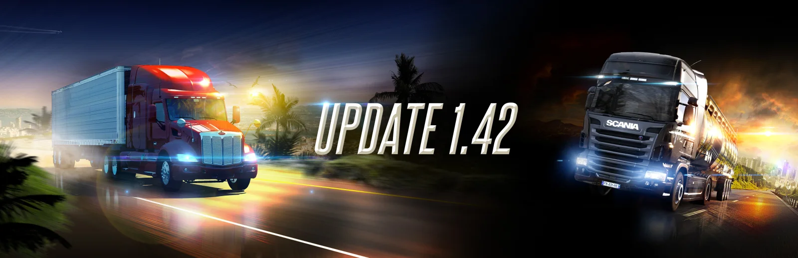 联运支持MOD:《欧洲卡车模拟2》及《美洲卡车模拟》1.42版本正式推出