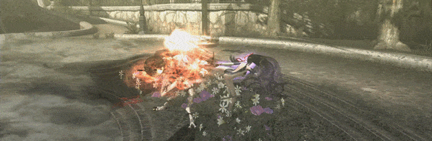 《猎天使魔女》在完成部分派生链后会给予【重攻击】奖励和看贝姐脱下裤子