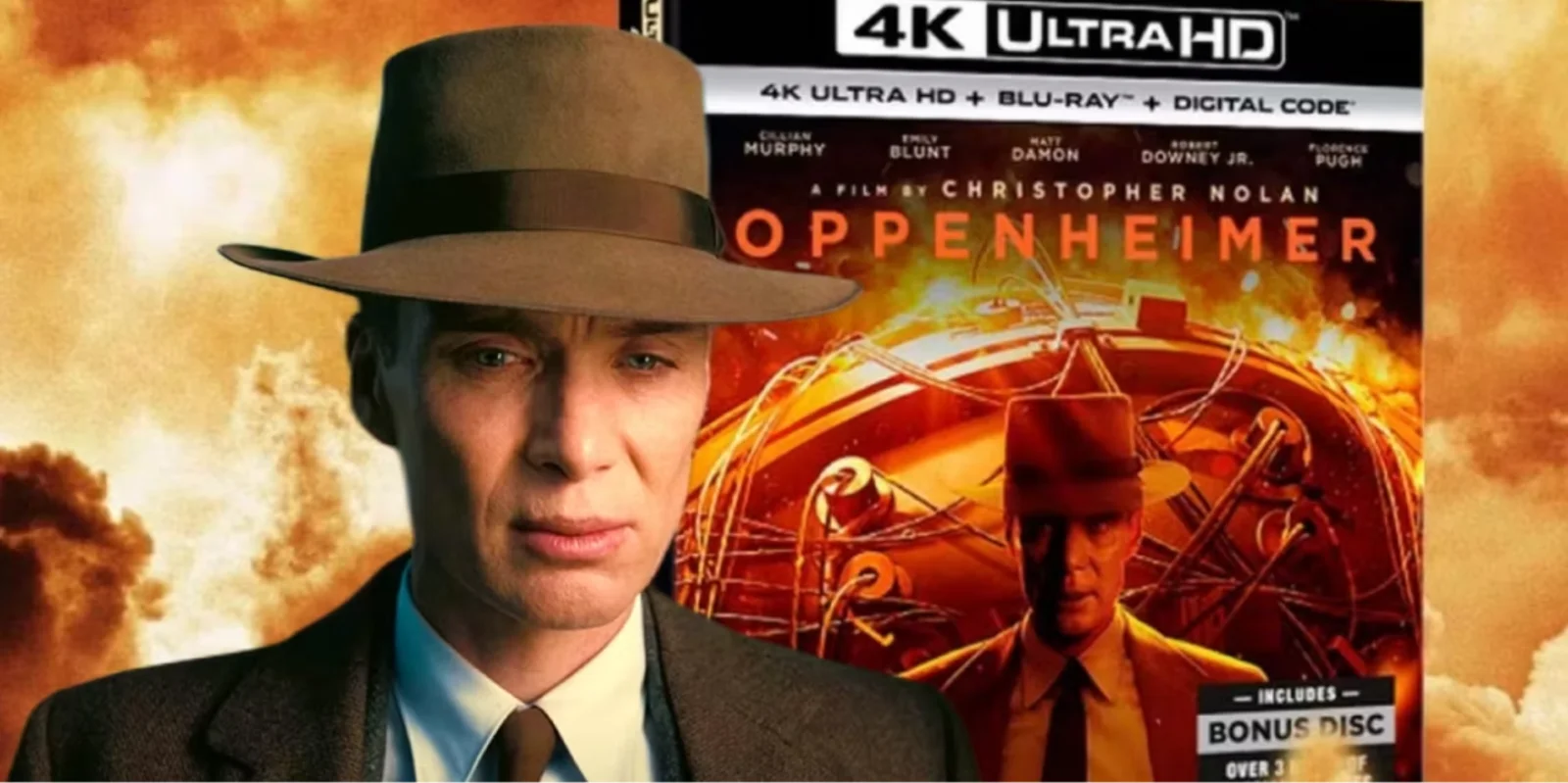 诺兰电影《奥本海默》实体4K影碟大为畅销，现已全美断货