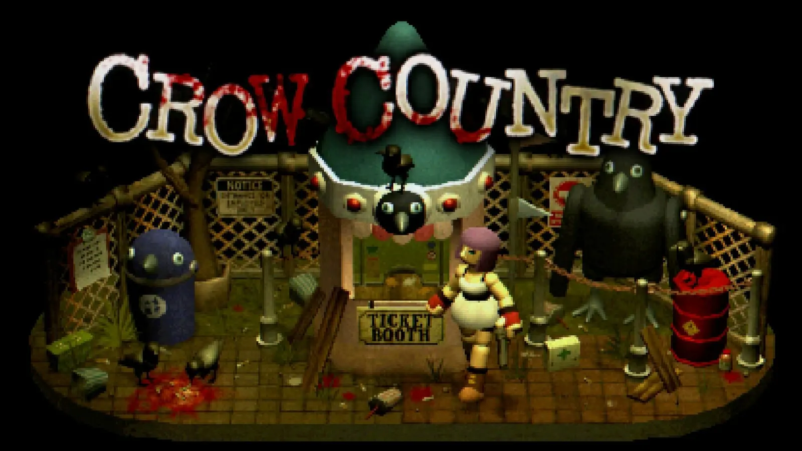 Steam好评如潮：生存恐怖游戏《Crow Country》现已发售