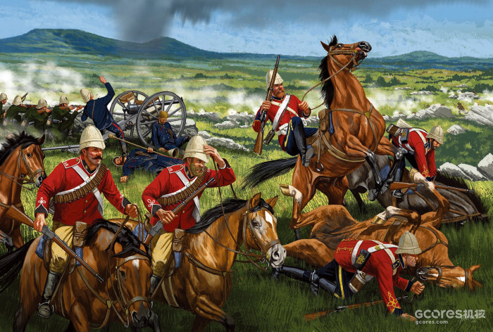 因戈戈之战中，英军骑兵军官布朗洛少校试图让骑兵部队从友军侧面冲锋，避免友军被布尔人包围。然而在骑兵于开阔地上部署队形的时候遭到了布尔火枪的准确射击，在开始冲锋前骑兵就几乎全军覆没