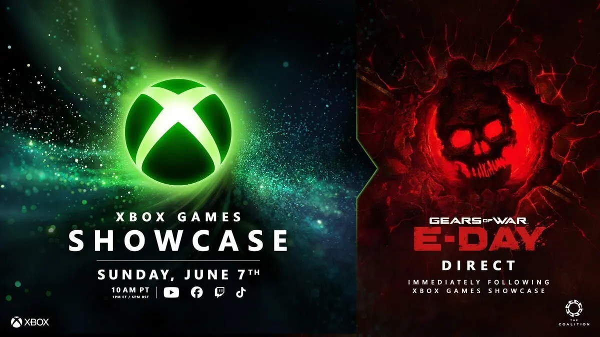 Xbox Games Showcase以及《战争机器：事变日》直面会将于6月8日播出