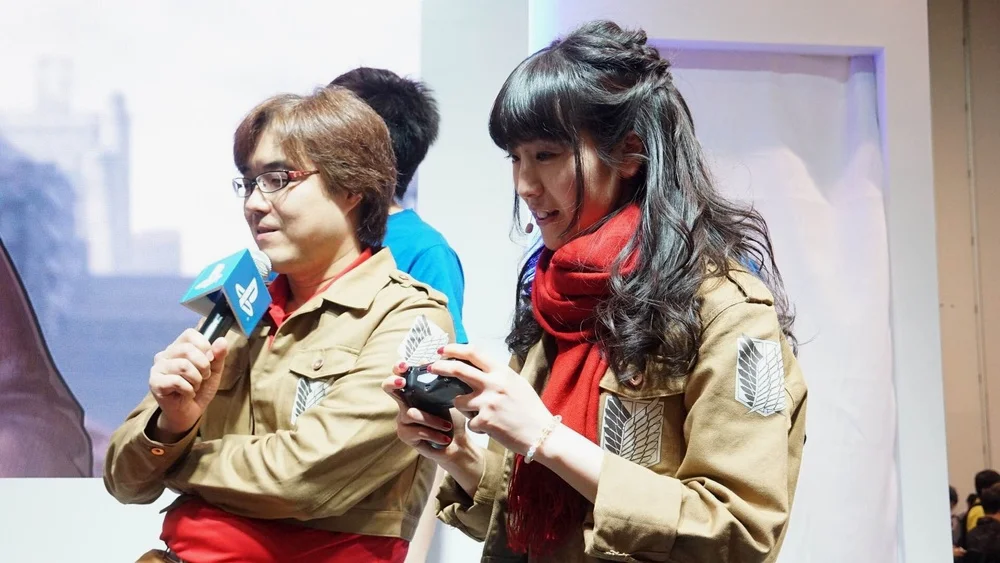 《进击的巨人》PlayStation现场舞台活动照片