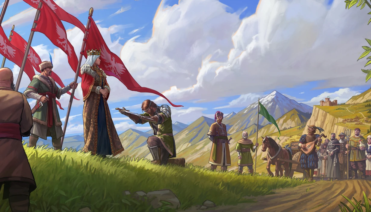 前CDPR、Paradox开发者推出4X策略RPG新作《力智之王》（Liegecraft）正式公开