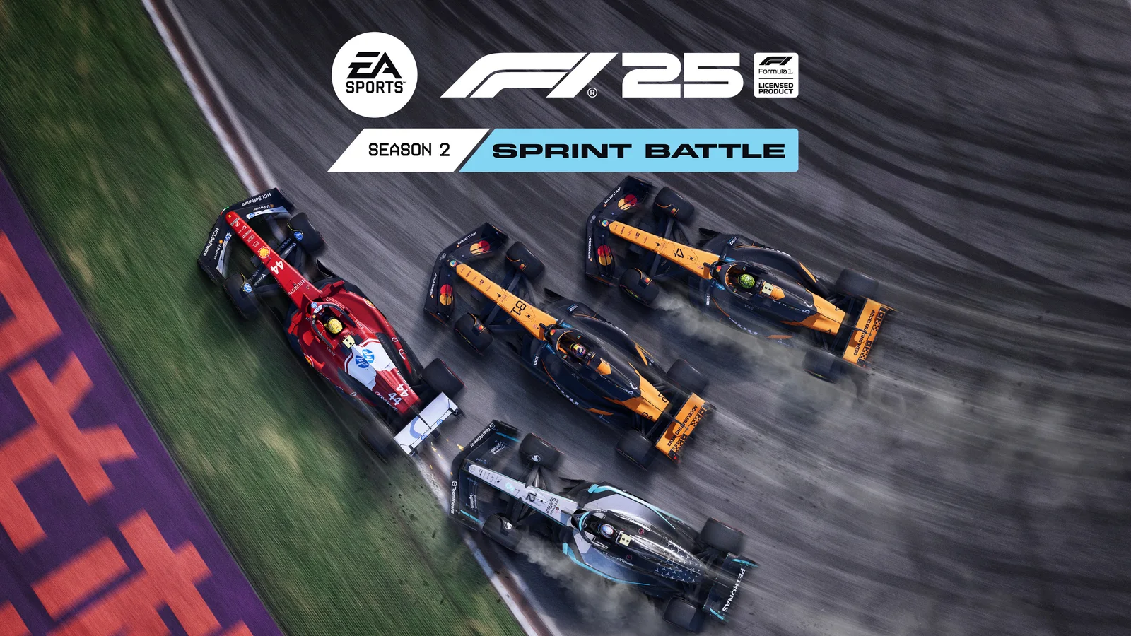 《F1 25》第2赛季现已开启，重温中国和迈阿密大奖赛冲刺赛