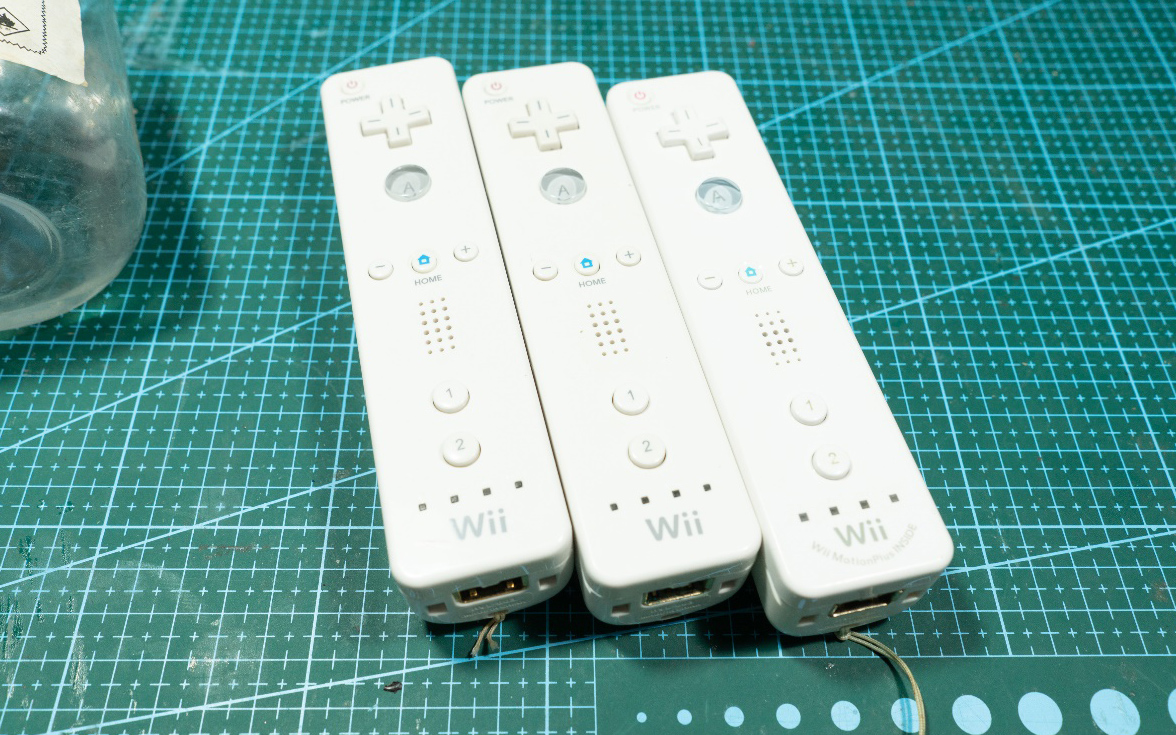 超低價收到三支Wii手柄，取一隻來改裝