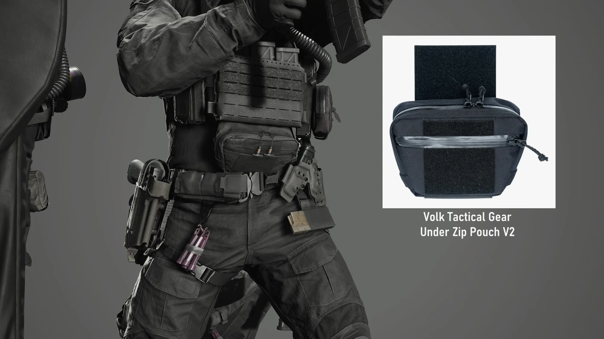 因为指挥官的模型太拧巴了，借用一张精英卫队的截图，配置是一样的