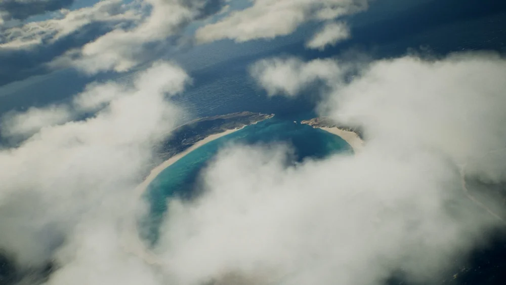 Newman陨石坑，位于大陆东南角的Fort Grey群岛，在这次7里第一关起飞后你就能见到