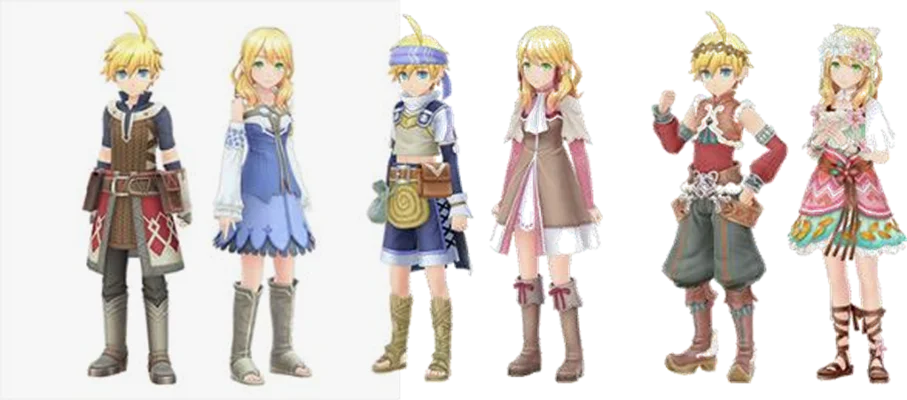 《符文工厂 １・２・３》服装套装