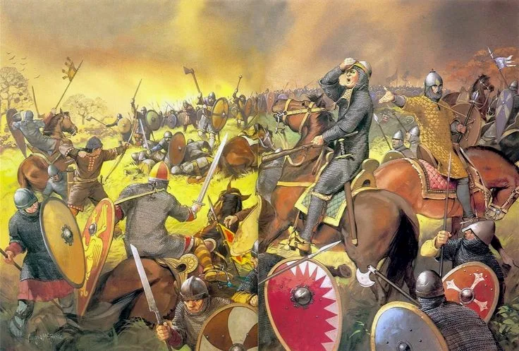 黑斯廷斯之战中，诺曼骑士击败了英格兰重步兵，几乎终结了欧洲的步兵时代
