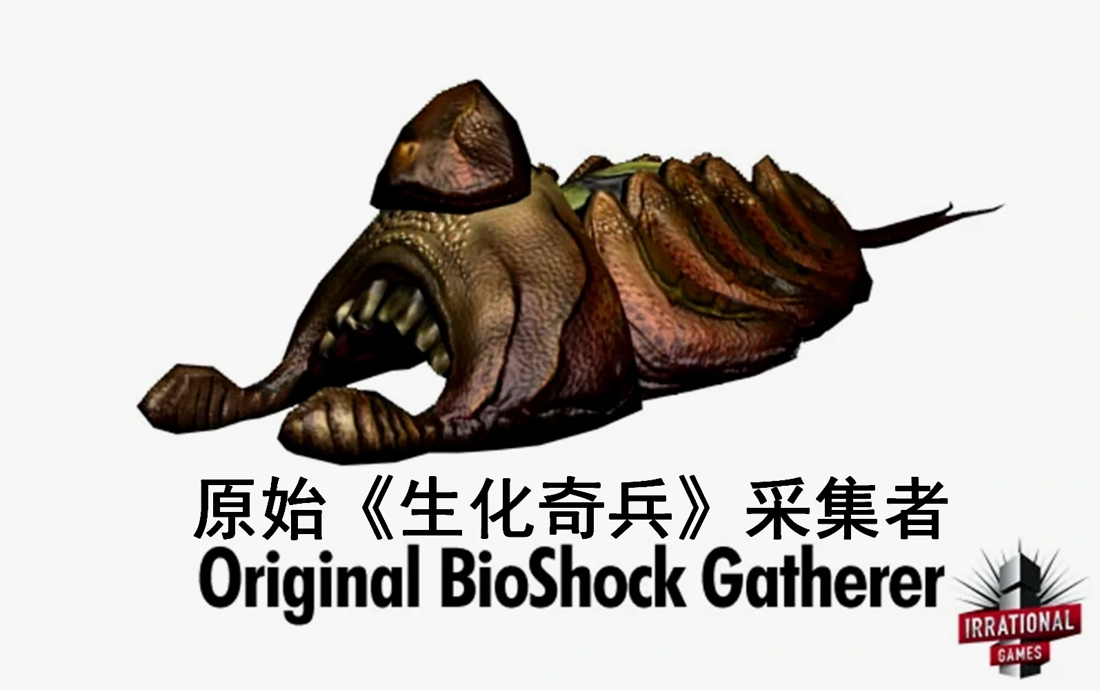 原始的采集者模型；海蛞蝓（孤立概念博物馆中出现）
（网址：https://irrationalgames.ghoststorygames.com/insider/january-from-the-vault/）