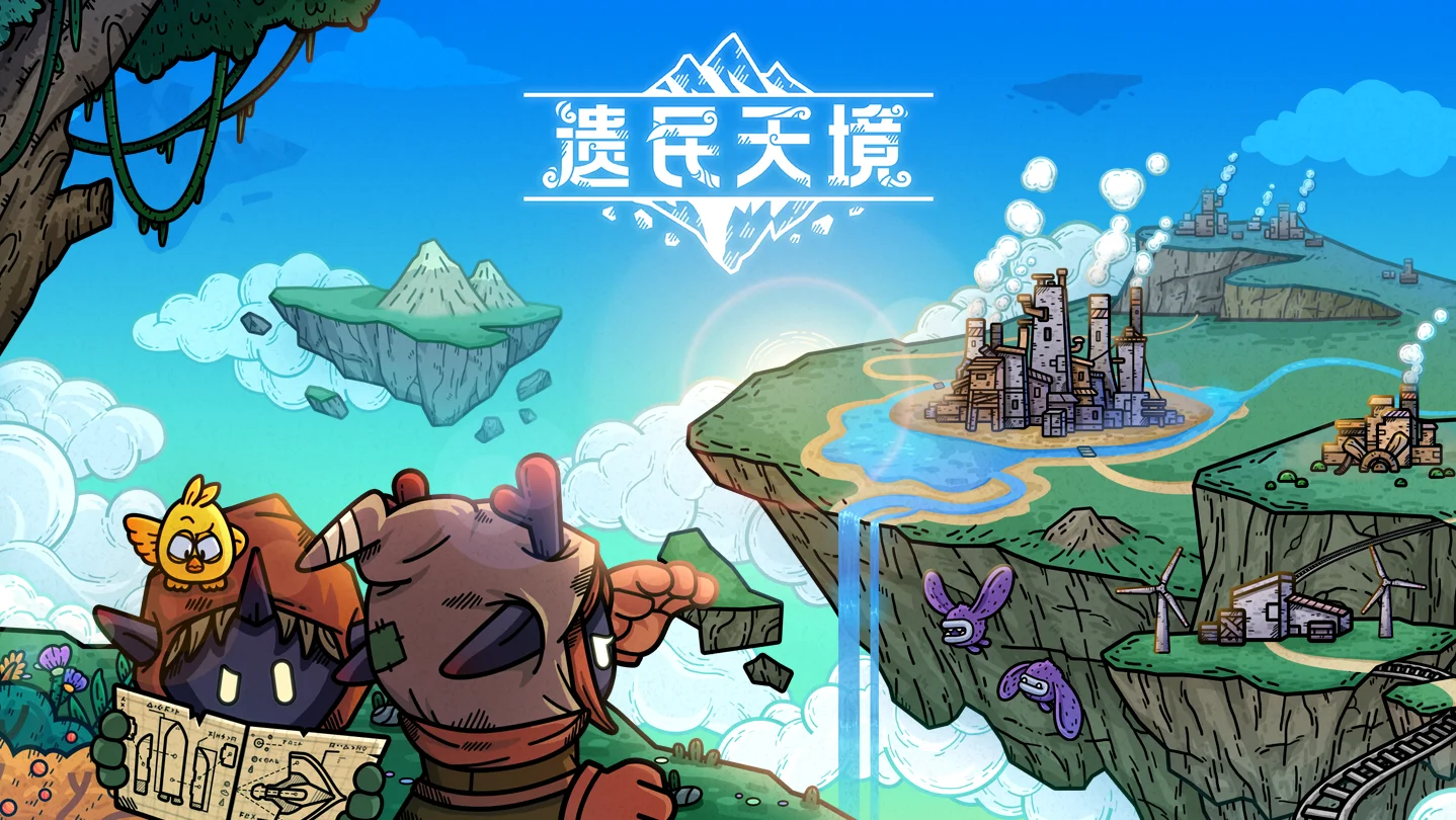 《遗民天境》首次大型更新“基地成长”8月19日正式上线：从适应者，到定义者，让每一座浮空岛都成为你想象中的样子