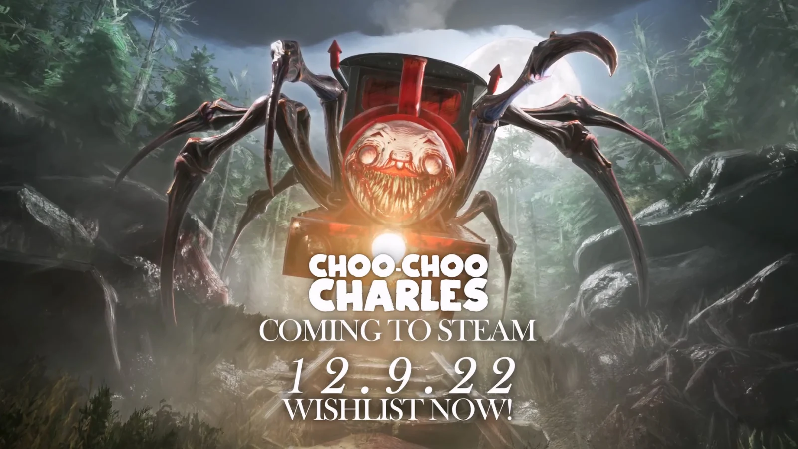 恐怖生存游戏《Choo-Choo Charles》宣布将于12月9日发售