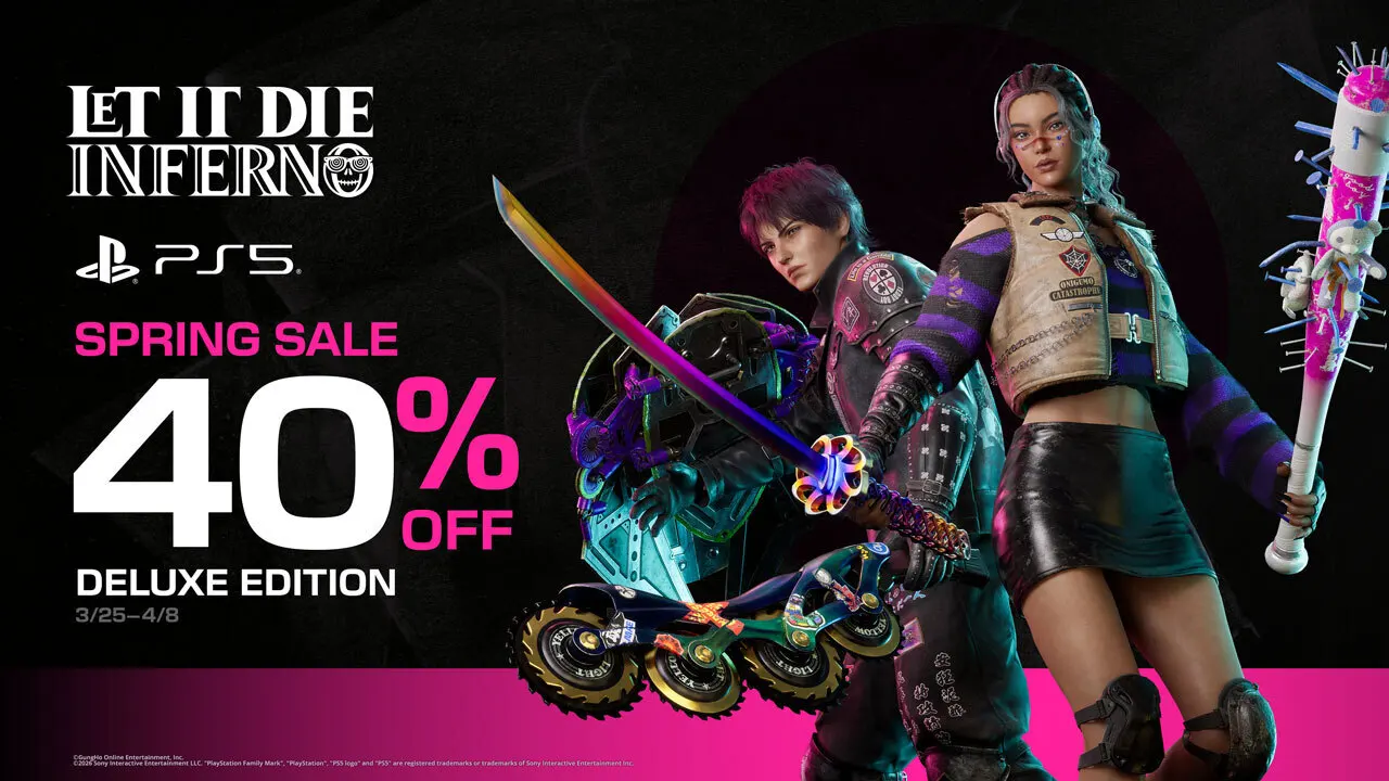 《LET IT DIE: INFERNO》正在进行PlayStation™Store期间限定促销