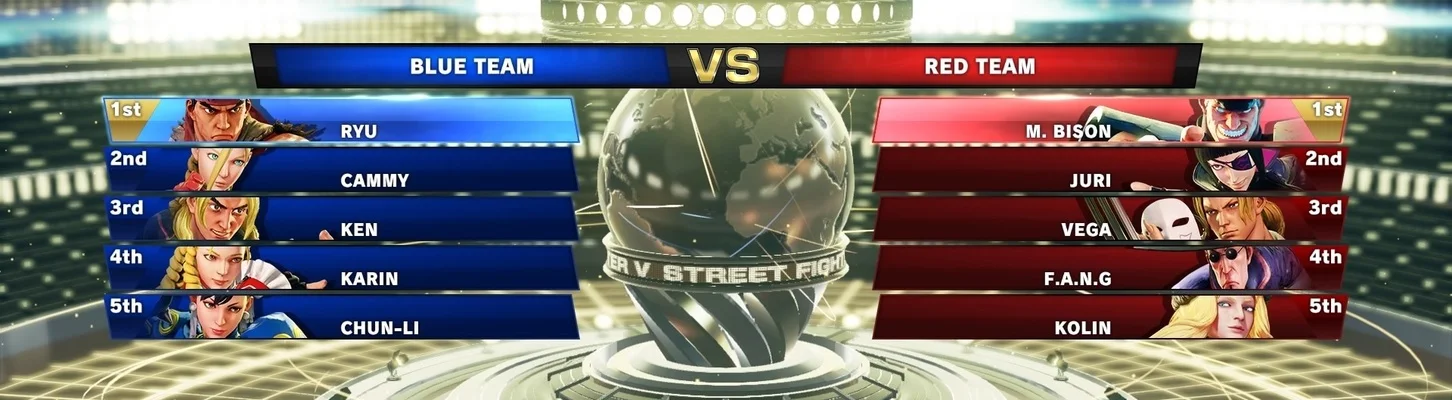 《街霸5 街机版》确认包含5V5组队战模式