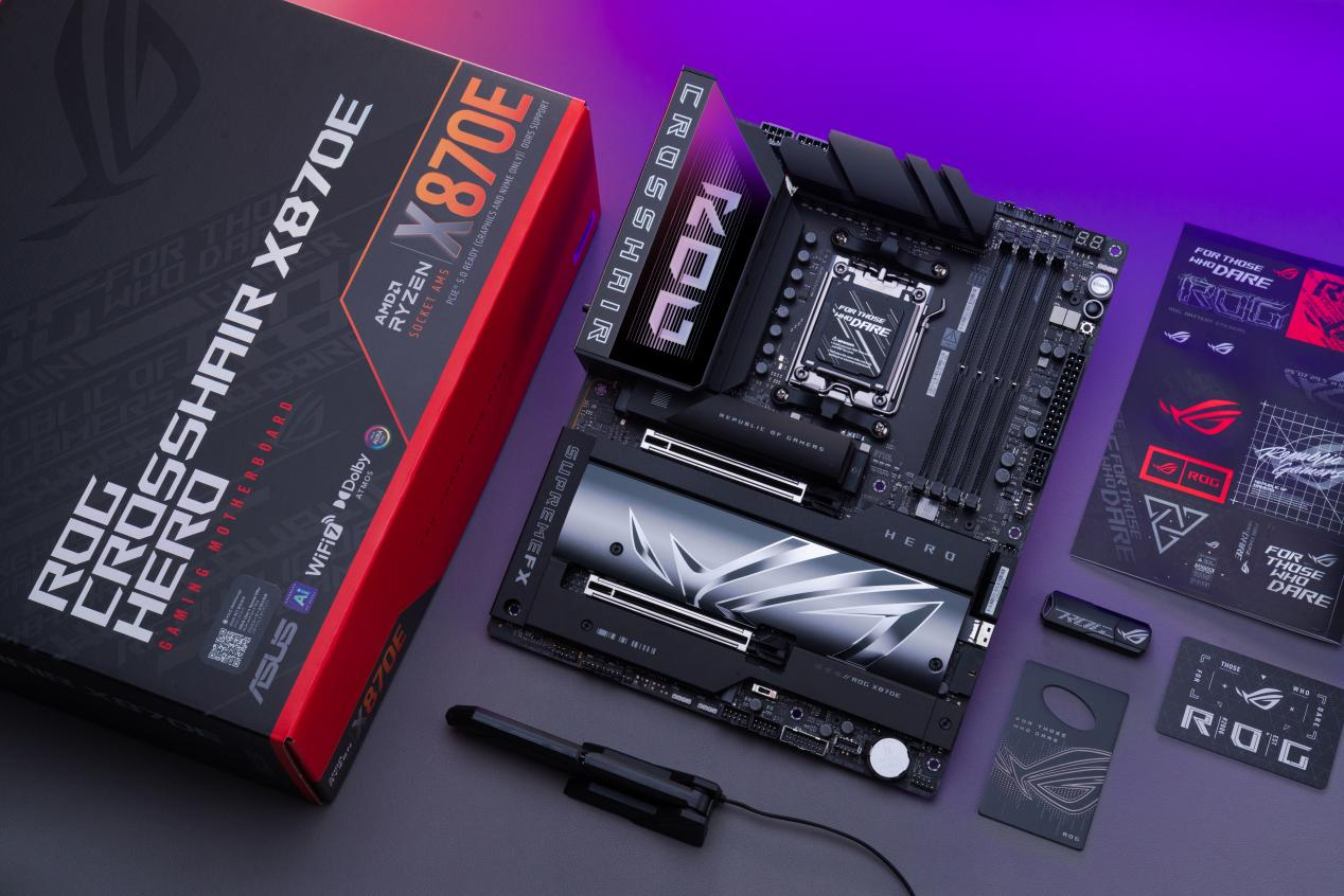 锐龙9000旗舰座驾！ROG CROSSHAIR X870E HERO霸气登场
