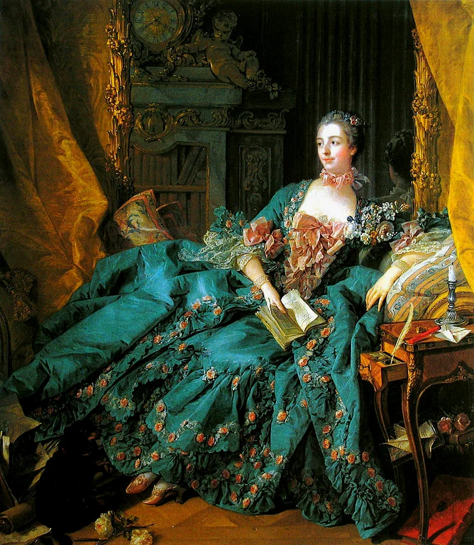 Portrait of Marquise de Pompadour by François Boucher, 1756