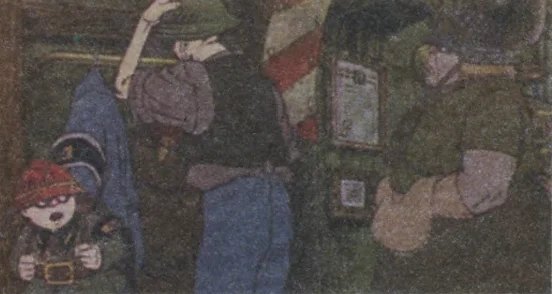 从传统摄影方式拍摄的画面转换为电脑合成画面