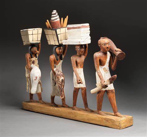 埃及中王国时期的市民木俑
